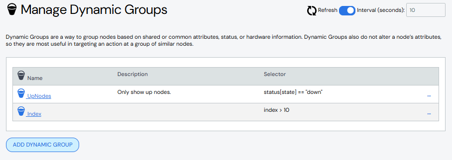 Dynamic Group Page